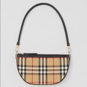 Burberry Vintage Check Cotton Olympia Pouch